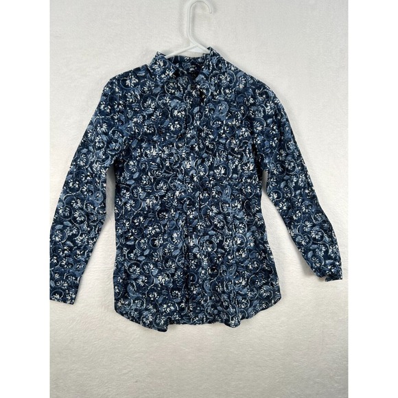 Lauren Ralph Lauren Tops - Lauren Ralph Lauren Floral Cotton Voile Womens XS Shirt
